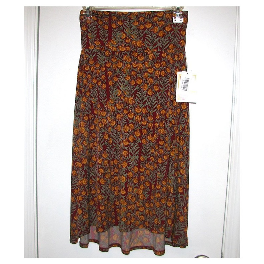 NWT LuLaRoe AZURE Marigolds Flowy A-Line SKIRT XS